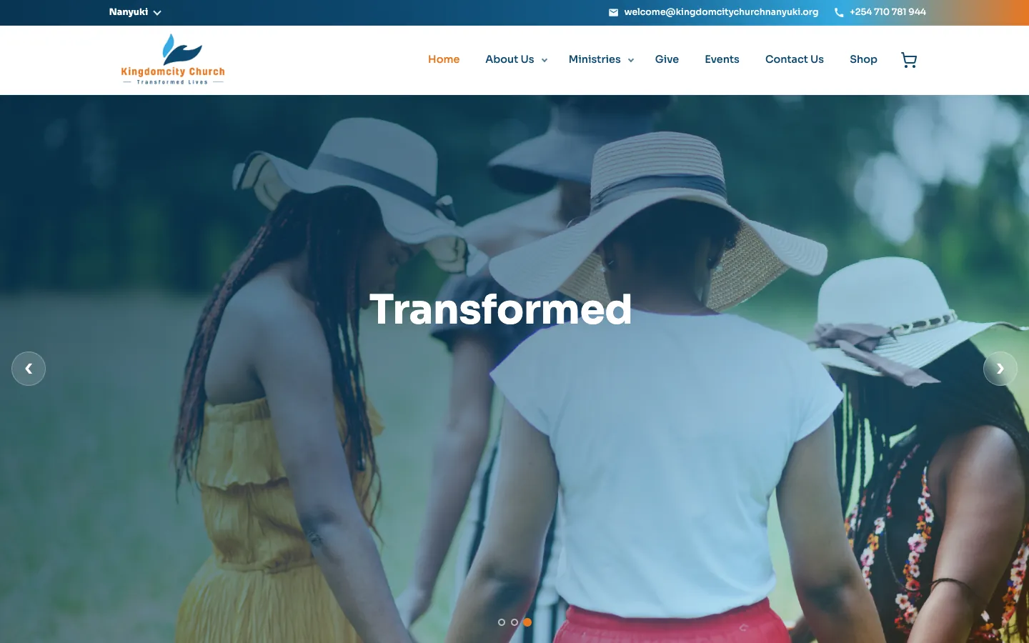 Kingdom City Church Nanyuki website